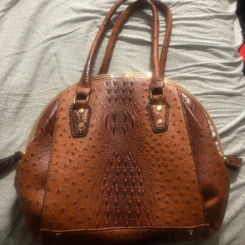 Brown shoulder purse